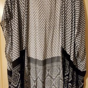Torrid Boho Geometric Fringe Kimono